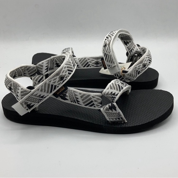 Teva Universal Mosaic Black Slides - Picture 1 of 4